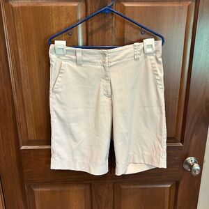 Nike Women's khaki golf shorts, 8